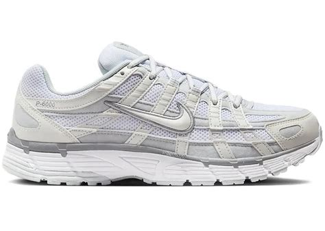 nike p 6000 platinum white.